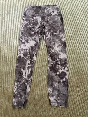 lululemon athletica Gray Tie-Dye High-Rise Leggings